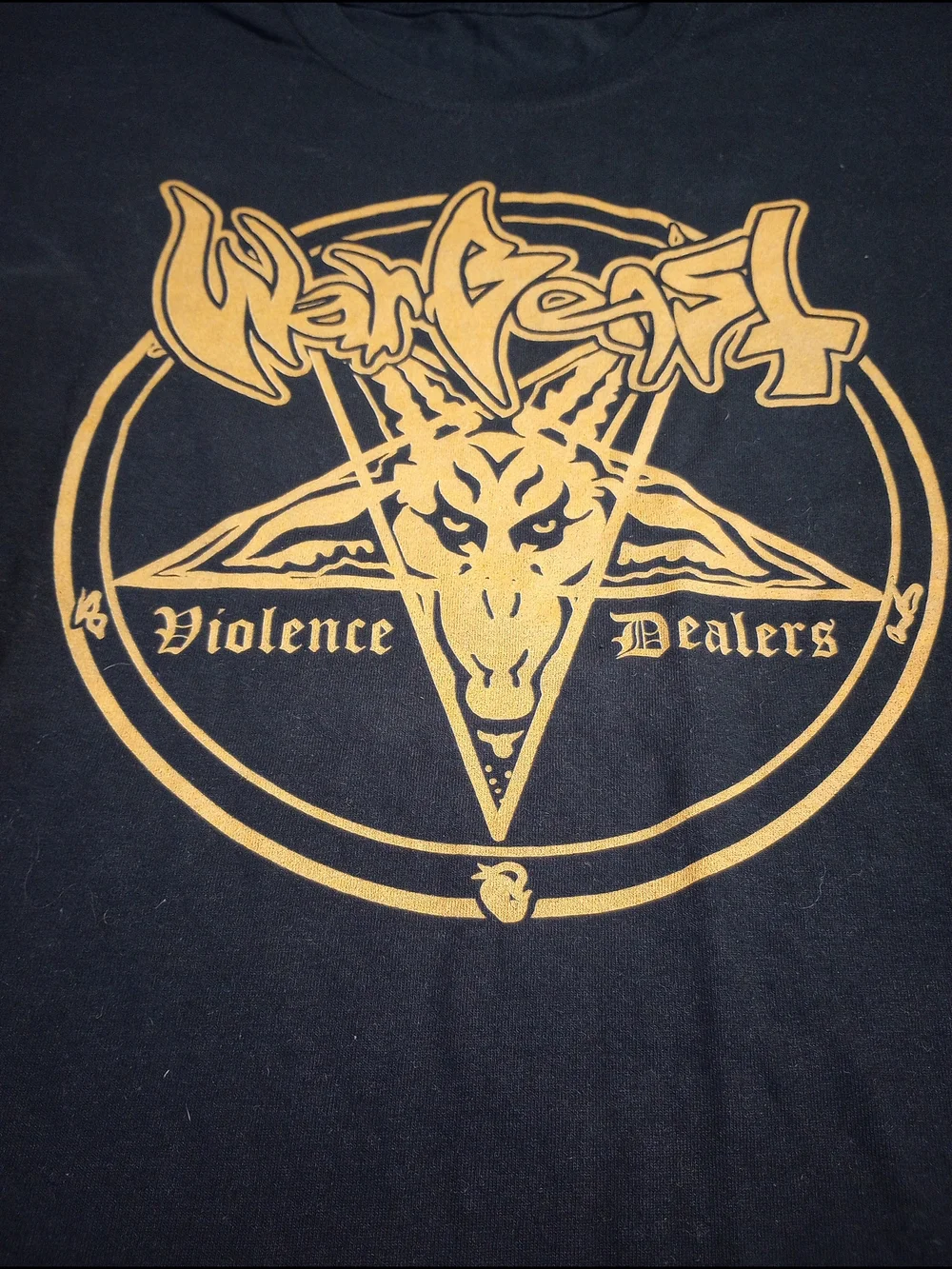 War Beast 'Violence Dealers' Black Graphic Tee Size 2XL - Picture 2 of 3